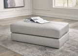 Raya Leather Ottoman thumbnail 3