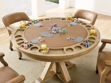 Rylie Round Table With Removable Game Top And 4 Chairs