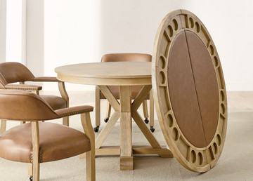 Rylie Round Table With Removable Game Top And 4 Chairs
