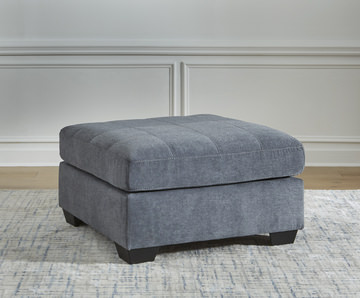 Cassidy Ottoman - Denim