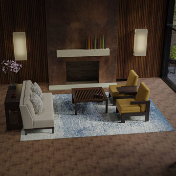 Artistry Blue/Ivory Area Rug - 8′0″ X 10′0″  