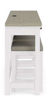 Jade Sofa Bar Table With 3 Stools