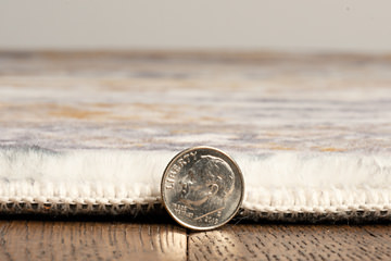 Roxy Gold Landscape Area Rug - 5′3″ X 7′6″