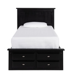 Laguna Full Platform Bed - Black Cherry thumbnail 2