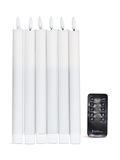 Arora Flameless 6 Piece LED 9″ Candle Set With Remote thumbnail 1