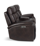 Clinton Power Reclining Loveseat With Console thumbnail 4