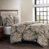 Victoria Damask Super King Duvet Cover Bed Set thumbnail 1