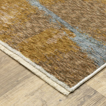 Hayden Beige/Rust - 6′7″ X 9′6″ Area Rug