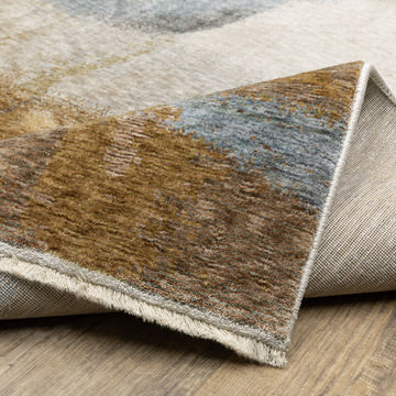 Hayden Beige/Rust - 6′7″ X 9′6″ Area Rug