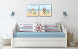 Summer Paws Canvas Prints - Set of 2 thumbnail 2