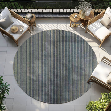 Bali Denim - 8′0″ X 8′0″ Round Area Rug