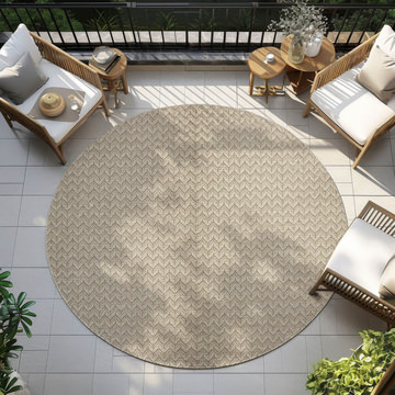 image Bali Beige - 8′0″ X 8′0″ Round Area Rug