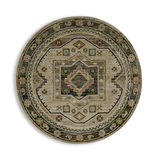 Andorra Sage/Brown - 7′10″ Round Area Rug thumbnail 1
