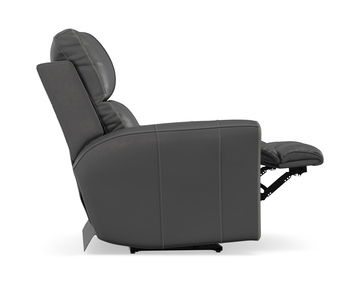 Holmes Leather Power Recliner - Anthrocite