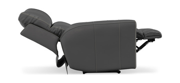 Holmes Leather Power Recliner - Anthrocite