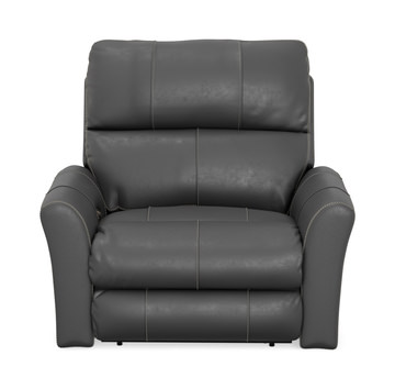Holmes Leather Power Recliner - Anthrocite