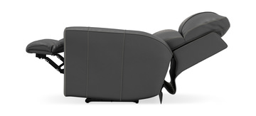 Holmes Leather Power Recliner - Anthrocite