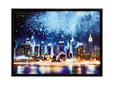 Glowing City Sky LED Framed Art thumbnail 1
