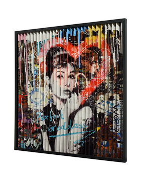 Love/Audrey Heart Double Art