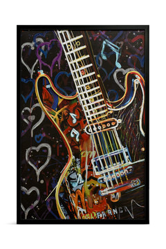 Electric Guitar LED Art