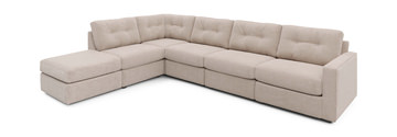 image ModularOne 6 Piece Sectional - Stone