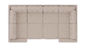 ModularOne 8 Piece Sectional - Stone