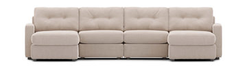 ModularOne 4 Piece Sectional - Stone