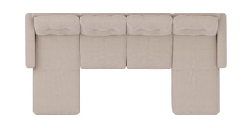 ModularOne 4 Piece Sectional - Stone