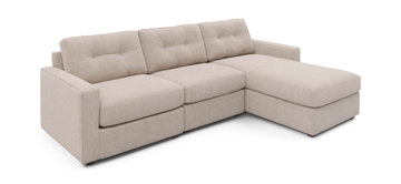 ModularOne 4 Piece Sectional - Stone