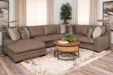 Bernard Leather 3 Piece Modular Sectional thumbnail 2