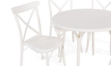 Chole X Chair 5 Piece Patio Set