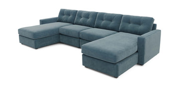 image ModularOne 4 Piece Sectional - Teal