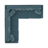 ModularOne 5 Piece Sectional - Teal thumbnail 3
