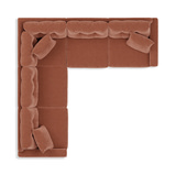 ModularOne 5 Piece Sectional - Cantaloupe thumbnail 4