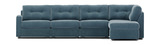 ModularOne 6 Piece Sectional - Teal thumbnail 2
