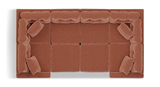 ModularOne 8 Piece Sectional - Cantaloupe thumbnail 4