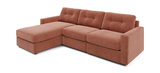 ModularOne 3 Piece Sectional - Cantaloupe thumbnail 1