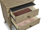 Delilah Mink 2 Drawer Nightstand thumbnail 2