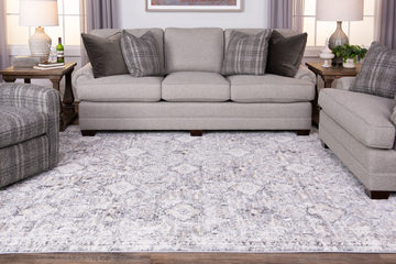 Theory Natural/Grey Area Rug - 7′10″ X 10′10″