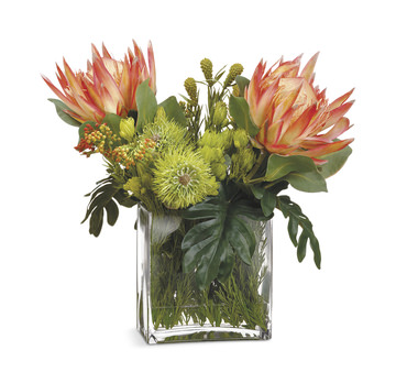 image Protea/Leucospermum Berry Arrangement