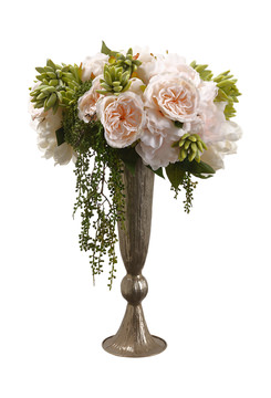 image Peony And Rose Arrangement