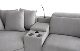 Lexi II 5p Piece Sectional With Armless Recliner thumbnail 5