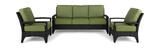 Parkside 3 Piece Wicker Set thumbnail 1