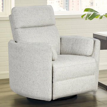 Stuart Power Swivel Recliner - Natural Beauty Quartz