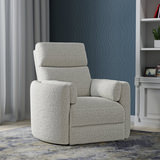 Stuart Power Swivel Recliner - Tatum River Rock thumbnail 2