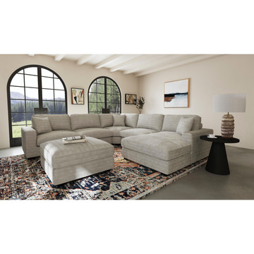 Amora 5 Piece Modular Sectional - Right Chaise