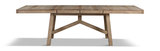 Casual Loft Solid Hickory Extension Trestle Table thumbnail 4