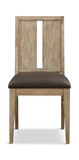 Casual Loft Leather Seat Dining Chair thumbnail 2