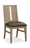 Casual Loft Leather Seat Dining Chair thumbnail 1