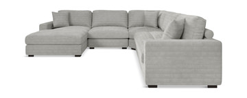 Amora 5 Piece Modular Sectional with Left Chaise